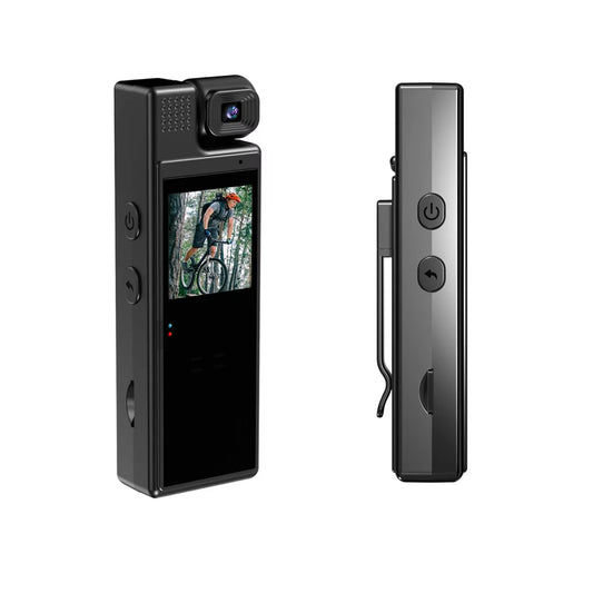 Mini Body Camera 1080P Portable Camera Wearable,With 180° Rotatable Lens,1.3-Inch Screen